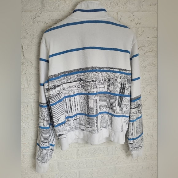 Graphic Zip Front Sweatshirt - Picture 7 of 7